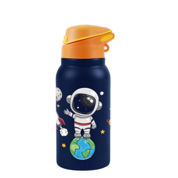 i-Total - I DRINK Bottiglia termica “Astronauta kids” con tappo richiudibile (ID0515)