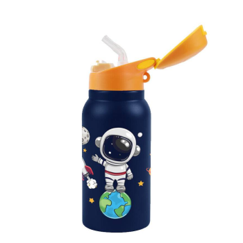 i-Total - I DRINK Bottiglia termica “Astronauta kids” con tappo richiudibile (ID0515)