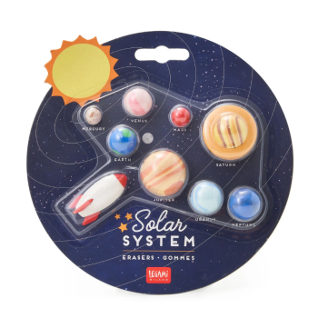 Legami - Set di 9 Gomme da Cancellare a tema Sistema Solare (SES0001)