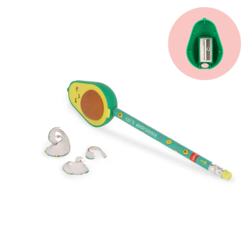 Legami - Temperamatite con Gomma a tema Avocado (PSAVO0001)