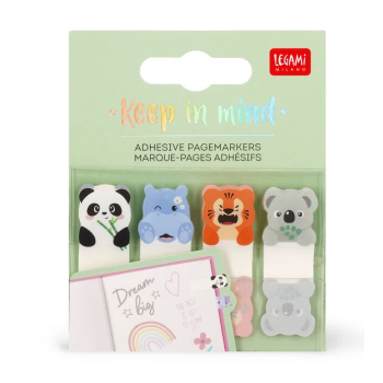 Legami - Segnapagina Adesivi - Keep in Mind - Cute Animals (SKN0003)