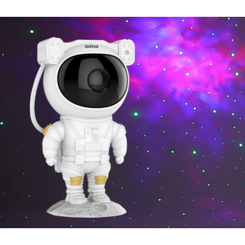 I-TOTAL® - Proiettore a LED effetto cielo stellato, lampada proiettore modello Astronauta