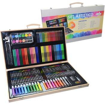 IBS - Set Artistico Creativon con 180 Pezzi per Colorare