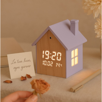 i-Total - Casetta Sveglia a LED – con data e temperatura (XL2995)