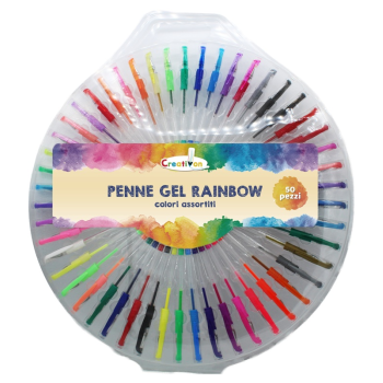 IBS - Penne gel raimbow multicolore 50 colori