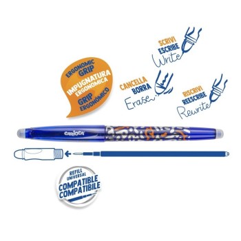 Carioca, Penne cancellabili Oops Pop blu, 12 pz