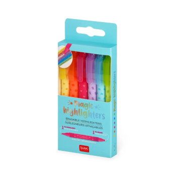 Legami - Set di 6 Evidenziatori Cancellabili - Magic Highlighters (EH0001)