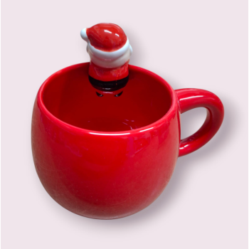 i-Total - Tazza in Cermica con Charm Babbo Natale (XL2525G)