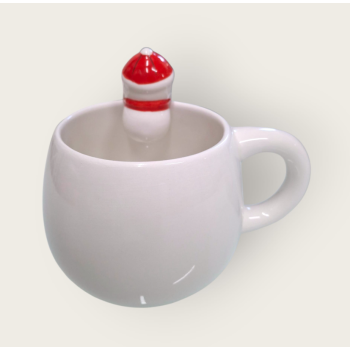 i-Total - Tazza in Cermica con Charm Pupazzo di neve Natale (XL2525I)