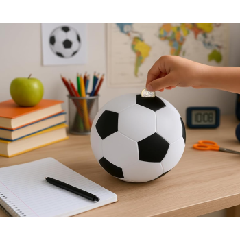 i-Total - Salvadanaio a tema Football - Pallone da Calcio (XL2497V)