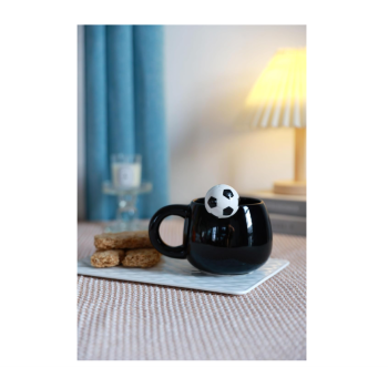 i-Total - Tazza in ceramica con charm Pallone da Calcio (XL2525J)