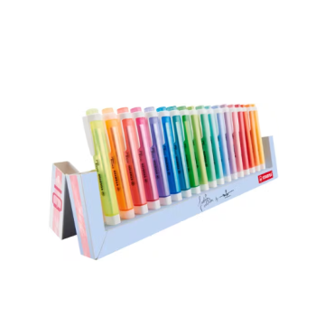 Stabilo - Evidenziatore tascabile swing cool Set da scrivania "Fashion Edition" by Marina Hoermanseder con 18 colori (275/18-01)