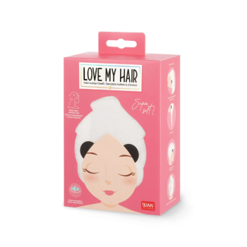 Legami - Beauty Asciugamano Turbante per Capelli a tema Panda (HTW0001)