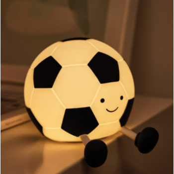 Olli - Lampada Luce Notturna in Silicone Chibi Friends Palla da Calcio