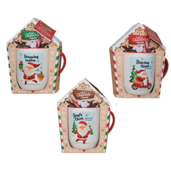 Tazza Natale con Cioccolata Calda e Marshmallows