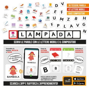 Headu - Scrivo & Leggo 4.0 Prime PArole - Il primo gioco educativo animato e parlante! (3/6 Anni)