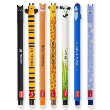 Legami set  7 penne cancelline con gomma termosensibile