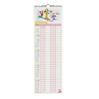Legami - Calendario da Parete 2026 - 16 x 49 cm Super Mum (CAL260097)