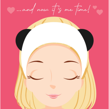 Legami - Beauty Fascia Capelli per Skincare Routine e Make Up a tema Panda (BAN0001)