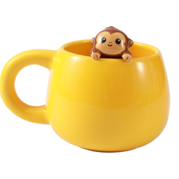 i-Total - Tazza in Cermica con Charm Monkey (XL2525E)