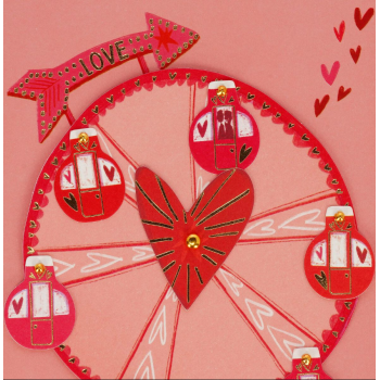 Legami - San Valentino Biglietto d'Auguri con Applicazione Love Wheel (VBGA0001)