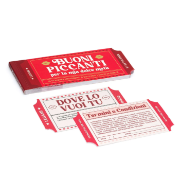 Legami - San Valentino Blocchetto con 24 Buoni Piccanti in lingua Italiana (VSXC0002)