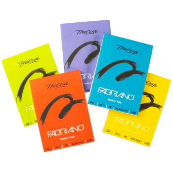 Fabriano - Blocco Traccia A6 150 Fogli- 55 gr- colore Celeste (19100686)