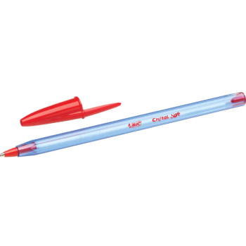 Bic - Penna a Sfera Cristal Soft Punta Media da 1.2 mm Conf. 50 pz Rosso