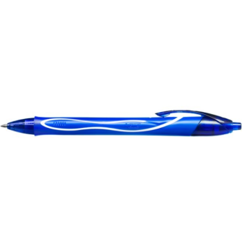 Bic - Penna gel a scatto Bic Gelocity Quick Dry blu - tratto 0,30 mm (conf. 12)