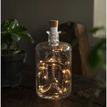 Legami - Bottiglia in Vetro con Filo di Luci Led (VGBL0001)