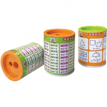 Arda - temperamatite lattina mathematics in metallo - 2 fori (825M)