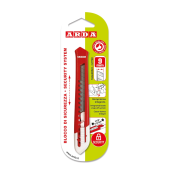 Arda - Cutter Plastica 9 Mm...