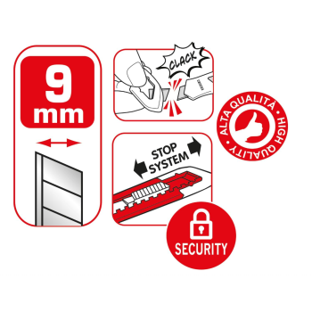 Arda - Cutter Plastica 9 Mm (626)