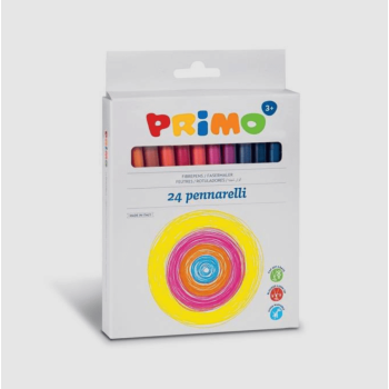 Primo - Pennarelli Punta Fine Conf. da 24 Pz (602PEN24)