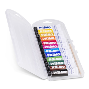 Primo - Colori a Tempera 12 ml. da 12 colori ( 448T12AP)