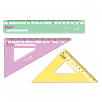 Arda - Minikit riga e squadre 3 pz Keep Colour Pastel (KCP7063DSS)