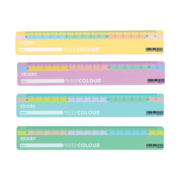 Arda - Righello cm.16 KEEP COLOUR PASTEL 2.0 (R17PBAR)