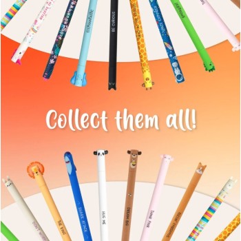 Legami - Penna Gel Cancellabile, Inchiostro Nero, Tema Panda (VEP0001)