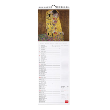 Legami - Calendario da Parete 2026 - 16 x 49 cm Gustav Klimt (CAL260082)