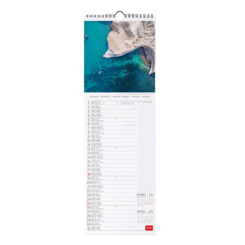 Legami - Calendario da Parete 2026 - 16 x 49 cm Vitamin Sea (CAL260072)