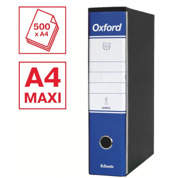 Esselte - Registratori Oxford G85 dorso 8 Blu - confezione  6 pezzi
