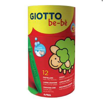 Giotto be-bè - Pastelloni a cera da 12 colori (F462100)
