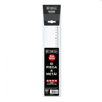 Arda - Riga da disegno pieghevole cm 60 linea Metariga (MET60SS)