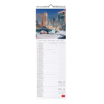 Legami - Calendario da Parete 2026 - 16 x 49 cm New York (CAL260075)