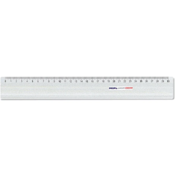 Arda - Riga alluminio Profil cm. 30  con gomma antiscivolo (18230)