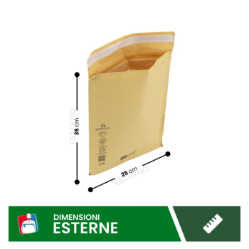 Cartospedia - Buste Postali Imbottite con Pluriball 24X33 cm (17/G)