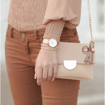 Legami - My Initial portachiavi a forma di A rosa  (INK0001)