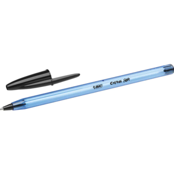 Bic - Penna a Sfera Cristal Soft Punta Media da 1.2 mm Conf. 50 pz Nero