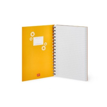 Legami, Quaderno Spiralato A Righe Large, A5, Tema Daisy