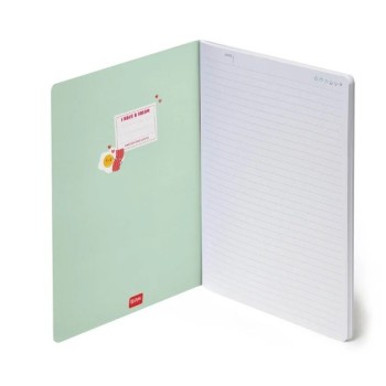 Legami, Quaderno A Righe Medium, A5, Tema Egg